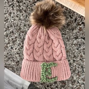 Infant pompom beanie brand new